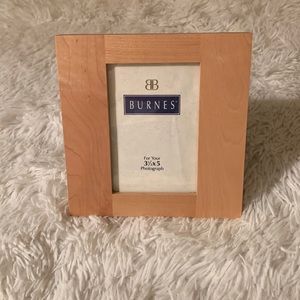 Burned picture frame